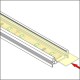 LED PROFILE CORNER / ANODISED ALUMINIUM  PROFILE CORNER