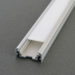 LED PROFILE SURFACE ANODIZED ALUMINIUM 