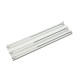 TRIPLE WHITE RAIL CURTAIN RAILS