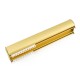 MAT GOLD DOUBLE PROCESSION RAIL DECORATIVE CURTAIN RAILS