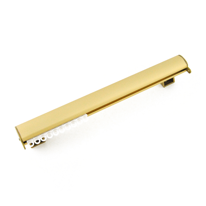 SINGLE MAT GOLD PROCESSION RAIL DECORATIVE CURTAIN RAILS