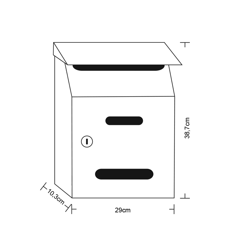 LETTERBOX MALLORCA / CYPRESS GREEN LETTERBOXES