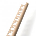 TILE EDGE PROTECTION 10 mm PLASTIC BEIGE-BROWN