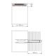 SLIDING ROOF PULL-OUT TROUSER HOLDER 18 SEATS PULL OUT TROUSER RACKS