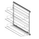 PULL-OUT SHOE HOLDER RACK / 3 BASKETS SHOE RACKS