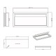 ALUMINIUM CABLE GROMMET 24x10 CABLE HOLE COVERS - POWER BOXES
