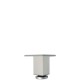 LEG SMB 40x40 / MAT ALUMINIUM FURNITURE LEGS