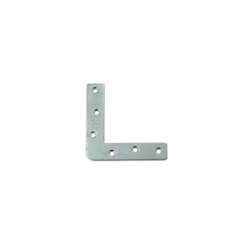 L-SHAPE FLAT BRACKETS 80mm GALVANIZED L-SHAPE FLAT BRACKETS