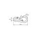 SYMMETRIC SPRING HOOK / INOX 316
