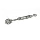 TYPE C TURNBUCKLES EYE/HOOK, OPEN BODY / INOX 316 WIRE ROPE SHELF SYSTEM