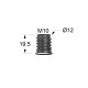 DRIVE FLANGE INSERT NUT FOR WOOD M10