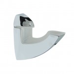 GLASS SHELF SUPPORT TYPE-V LARGE CHROME