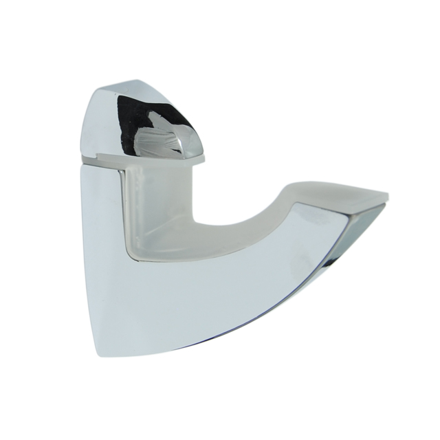 GLASS SHELF SUPPORT TYPE-V LARGE CHROME