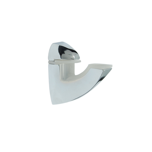 GLASS SHELF SUPPORT TYPE-V MEDIUM CHROME