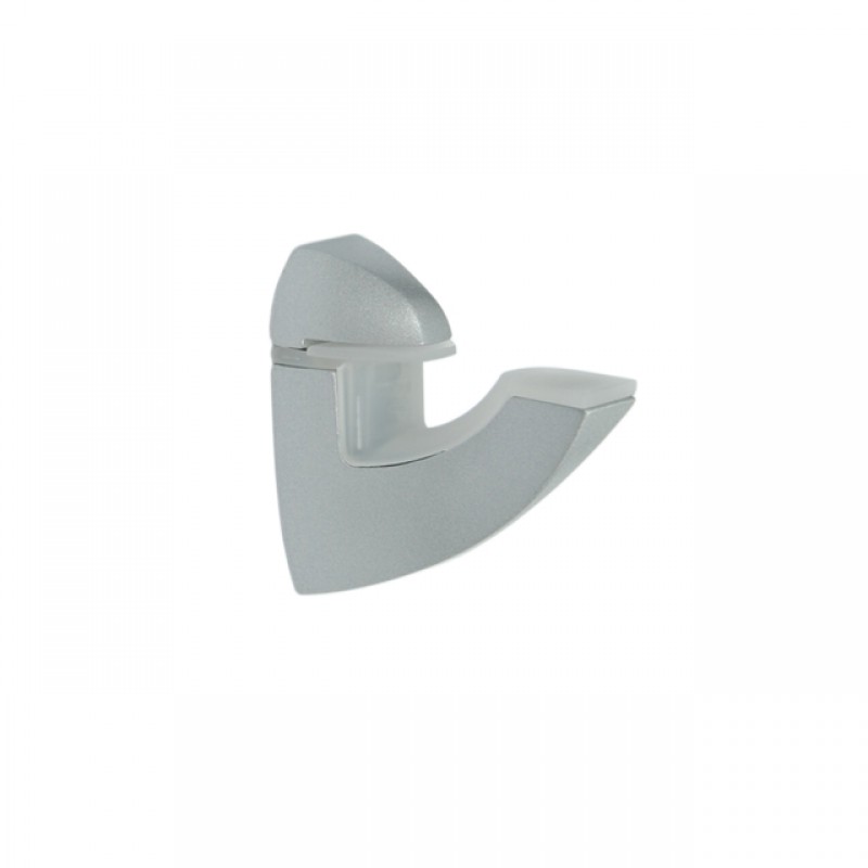 GLASS SHELF SUPPORT TYPE-V LARGE MED. ALU. MAT ADJUSTABLE GLASS SHELF SUPPORTS