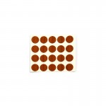 ADHESIVE HOLE COVER D.13 DARK WALNUT 6045