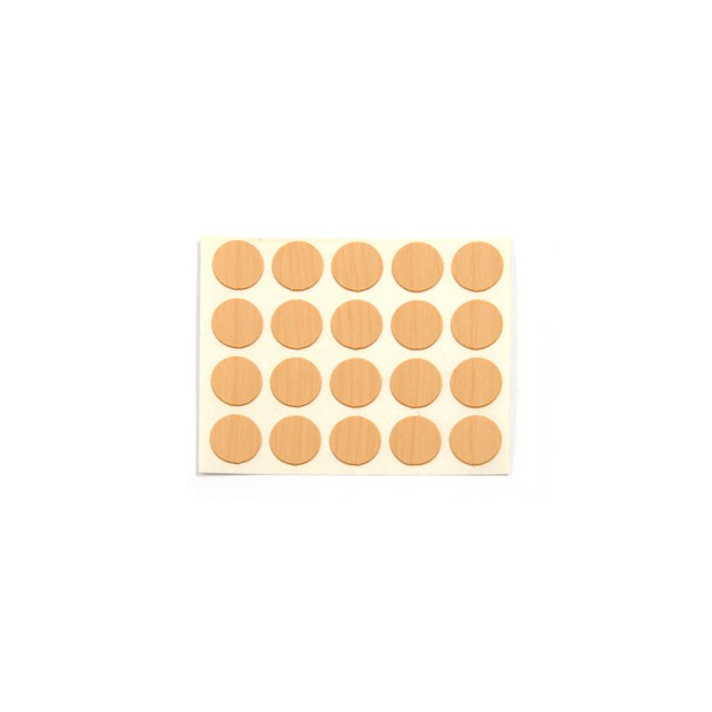 ADHESIVE HOLE COVER D.13 RED BIRCH 727