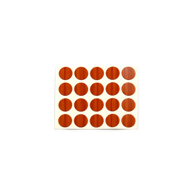 ADHESIVE HOLE COVER D.13 DARK CHERRY 9049