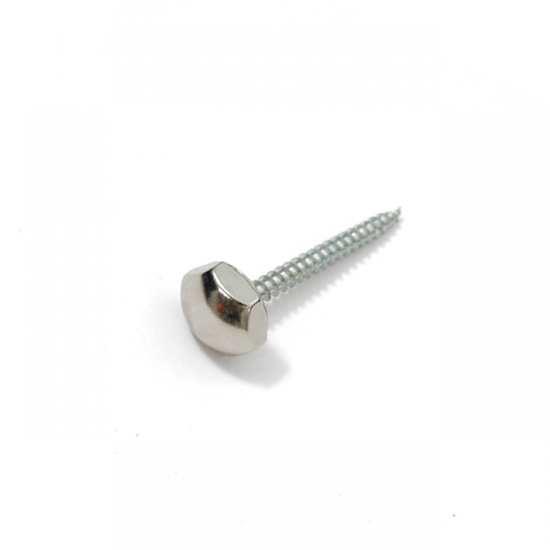 HEXAGONAL BRASS SCREW CAP / NICKEL DECORATIVE SCREW CAPS