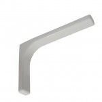 SHELF BRACKET WITH PLASTIC COVER 240 / WHITE