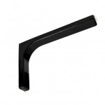 SHELF BRACKET WITH PLASTIC COVER 240 / BLACK