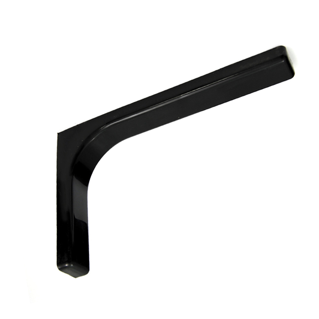 SHELF BRACKET WITH PLASTIC COVER 240 / BLACK