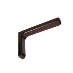 SHELF BRACKET WITH PLASTIC COVER 180 / BROWN