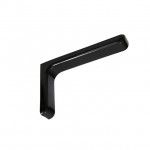 SHELF BRACKET WITH PLASTIC COVER 180 / BLACK