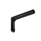 SHELF BRACKET WITH PLASTIC COVER 180 / BLACK SHELF BRACHETS WITH PLASTIC COVER