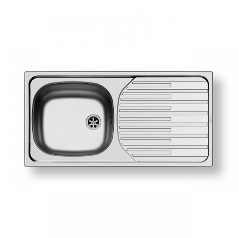 ΝΕΡΟΧΥΤΗΣ ΑΝΟΞΕΙΔΩΤΟΣ PYRAMIS ET33 FORK 86 X 43.5 KITCHEN SINKS