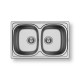 ΝΕΡΟΧΥΤΗΣ ΑΝΟΞΕΙΔΩΤΟΣ PYRAMIS SPARTA 79 Χ 50 KITCHEN SINKS