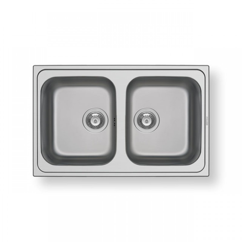 ΝΕΡΟΧΥΤΗΣ ΑΝΟΞΕΙΔΩΤΟΣ PYRAMIS ATHENA 79 Χ 50 KITCHEN SINKS