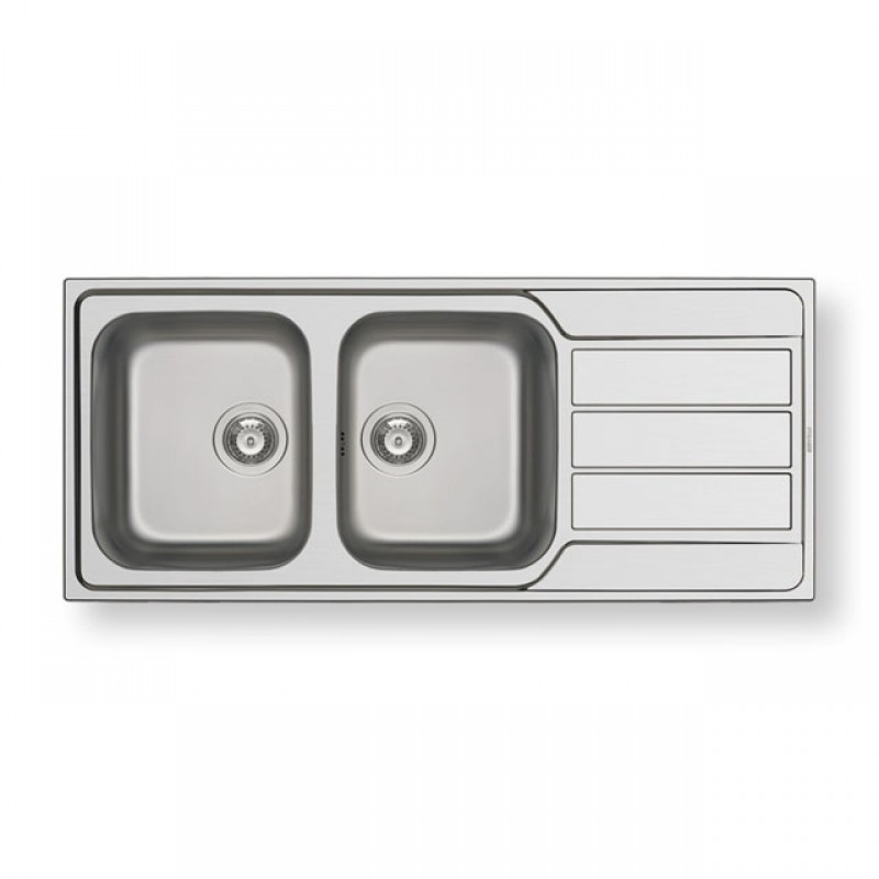 ΝΕΡΟΧΥΤΗΣ ΑΝΟΞΕΙΔΩΤΟΣ PYRAMIS ΑΤΗΕΝΑ 116 Χ 50 KITCHEN SINKS