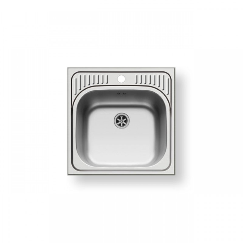 ΝΕΡΟΧΥΤΗΣ ΑΝΟΞΕΙΔΩΤΟΣ PYRAMIS ET34 48 X 48 KITCHEN SINKS