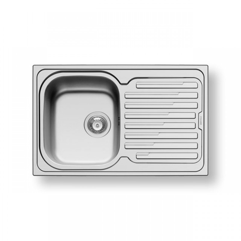 ΝΕΡΟΧΥΤΗΣ ΑΝΟΞΕΙΔΩΤΟΣ PYRAMIS AMALTIA 79 X 50 KITCHEN SINKS