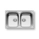 ΝΕΡΟΧΥΤΗΣ ΑΝΟΞΕΙΔΩΤΟΣ PYRAMIS AMALTIA 79 Χ 50 KITCHEN SINKS
