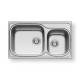 ΝΕΡΟΧΥΤΗΣ ΑΝΟΞΕΙΔΩΤΟΣ PYRAMIS AMALTIA PLUS 86 Χ 50 KITCHEN SINKS