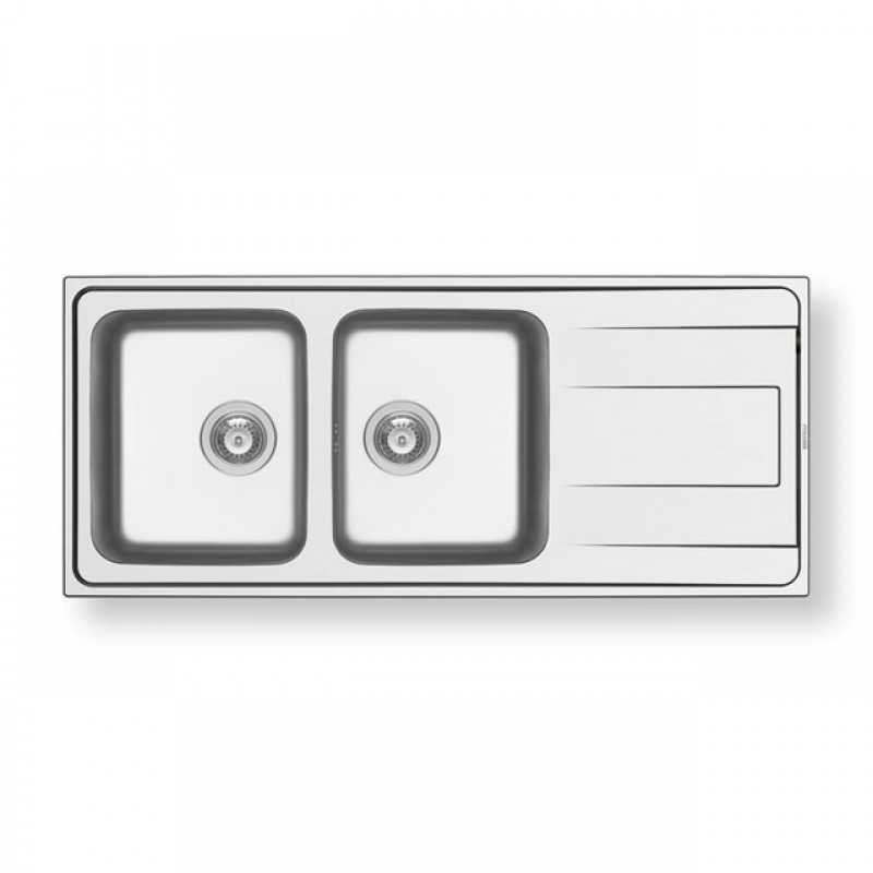 ΝΕΡΟΧΥΤΗΣ ΑΝΟΞΕΙΔΩΤΟΣ PYRAMIS ALEA 116 Χ 50 KITCHEN SINKS