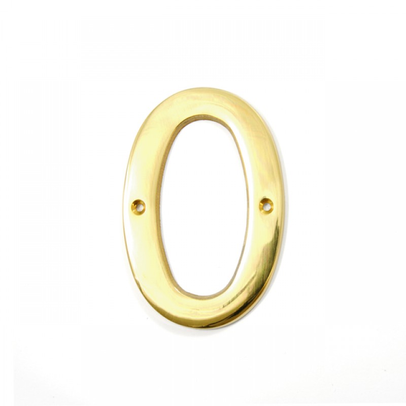 GOLD HOUSE NUMBER / 0