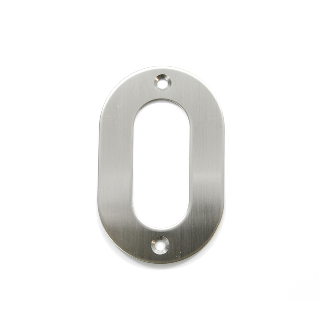 STAINLESS STEEL HOUSE NUMBER / 0