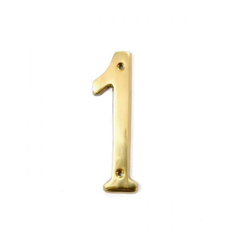 GOLD HOUSE NUMBER / 1