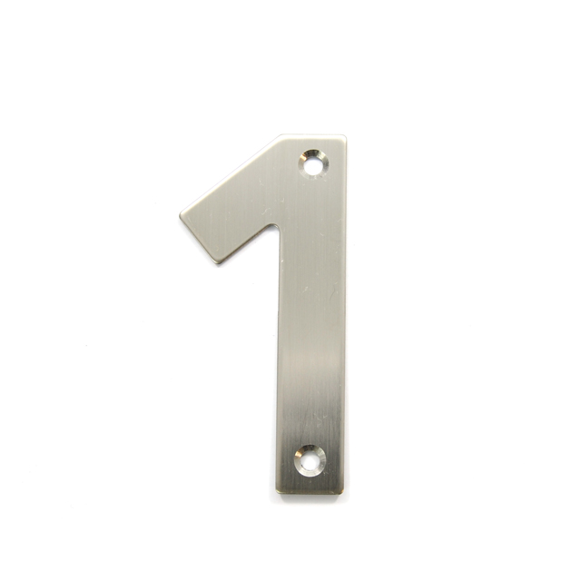 STAINLESS STEEL HOUSE NUMBER / 1