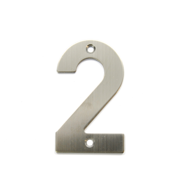 STAINLESS STEEL HOUSE NUMBER / 2