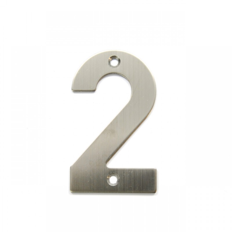 STAINLESS STEEL HOUSE NUMBER / 2