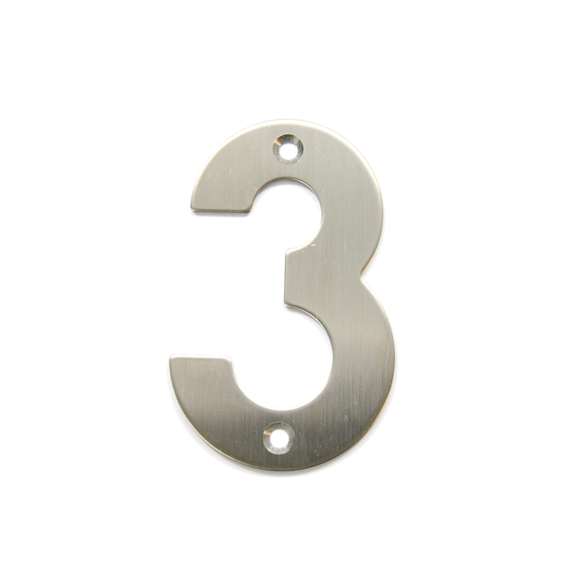 STAINLESS STEEL HOUSE NUMBER / 3