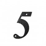 STEEL HOUSE NUMBER / BLACK / 5
