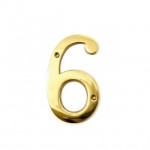 GOLD HOUSE NUMBER / 6