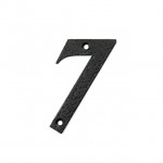 STEEL HOUSE NUMBER / BLACK / 7