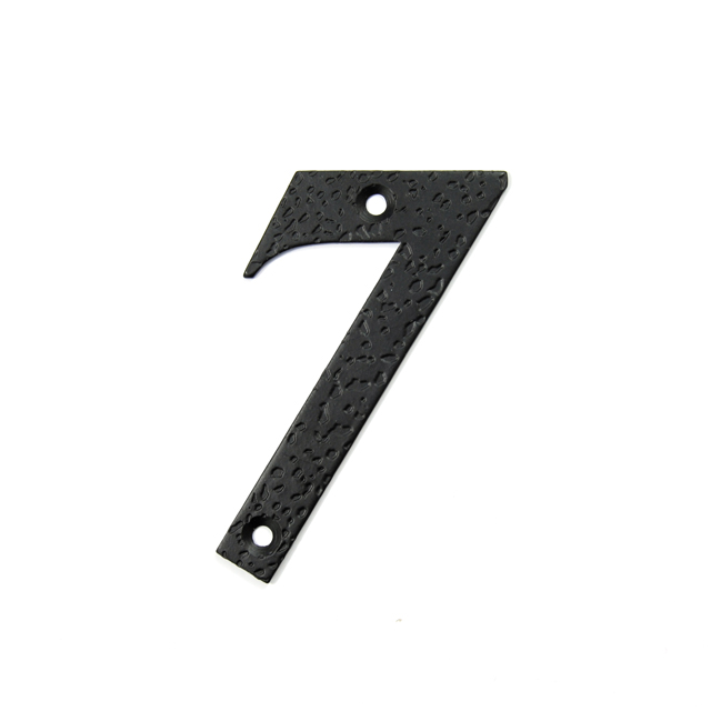 STEEL HOUSE NUMBER / BLACK / 7