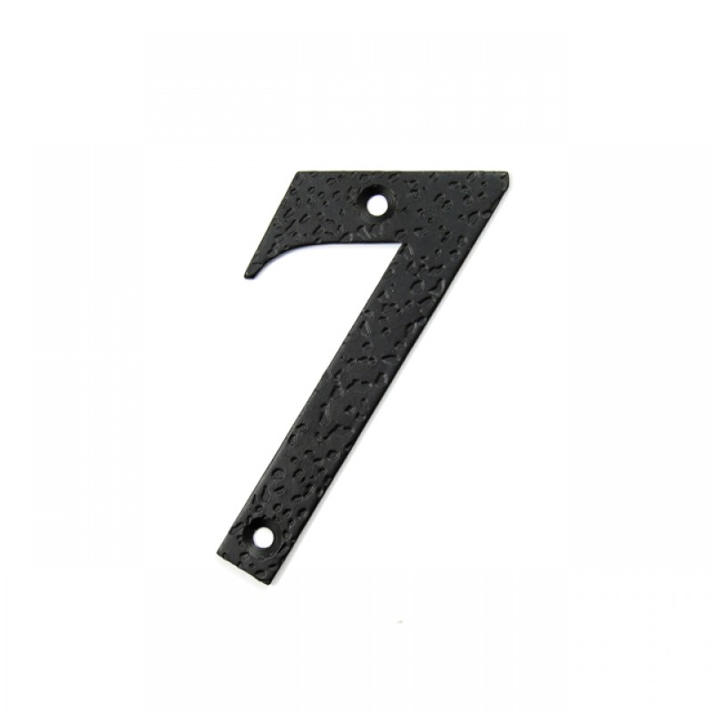 STEEL HOUSE NUMBER / BLACK / 7